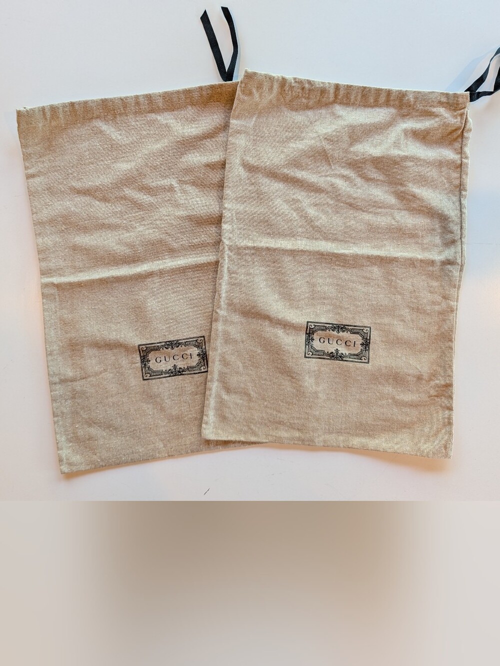 Gucci Fabric Dust Bags - Lot Of 2